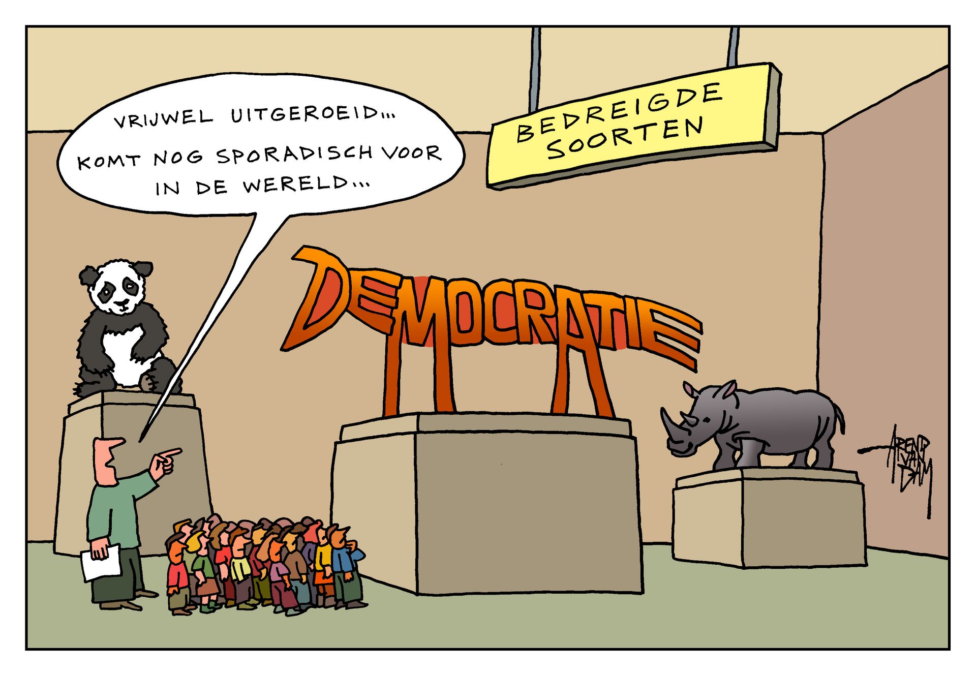 DemocratieWereldwijdBedreigd